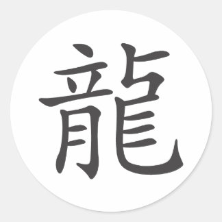 Adesivo Dragon Kanji