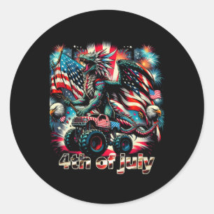 Adesivo Dragon Monster Truck Bald Eagle American F