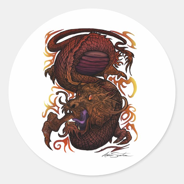Adesivo Dragon (Signature Design) (Frente)