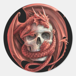 Adesivo Dragon Skull