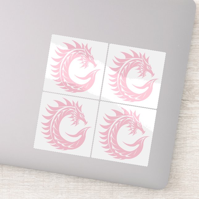 Adesivo Dragon Styled Letter C, Dragon Alphabet, Monogram (Detalhe)