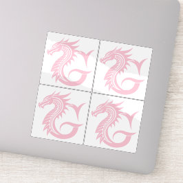 Adesivo Dragon Styled Letter G, Dragon Alphabet, Monogram