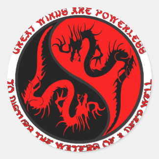 Adesivo Dragon Yin Yang