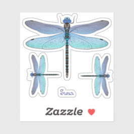 Adesivo Dragonfly Contour Vinyl Sticker Labels