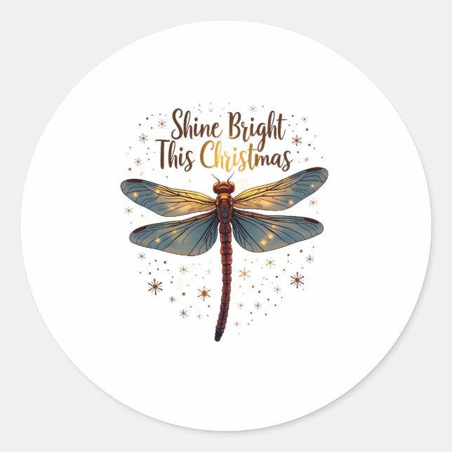Adesivo Dragonfly Estrela de Natal (Frente)