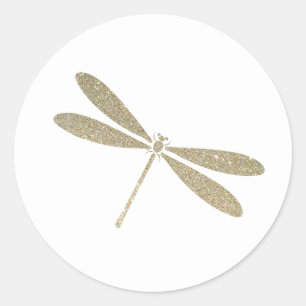 Adesivo Dragonfly Gliter Faux