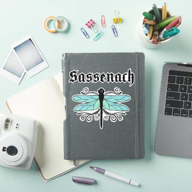 Adesivo Dragonfly Outlander Amber Blue Gift Teto (Capa para iPad)