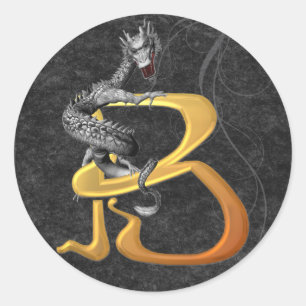 Adesivo Dragonlore Inicial B