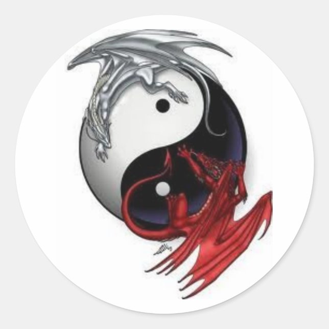 Adesivo dragonyingyang (Frente)