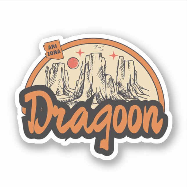 Adesivo Dragoon, Arizona  (Frente)