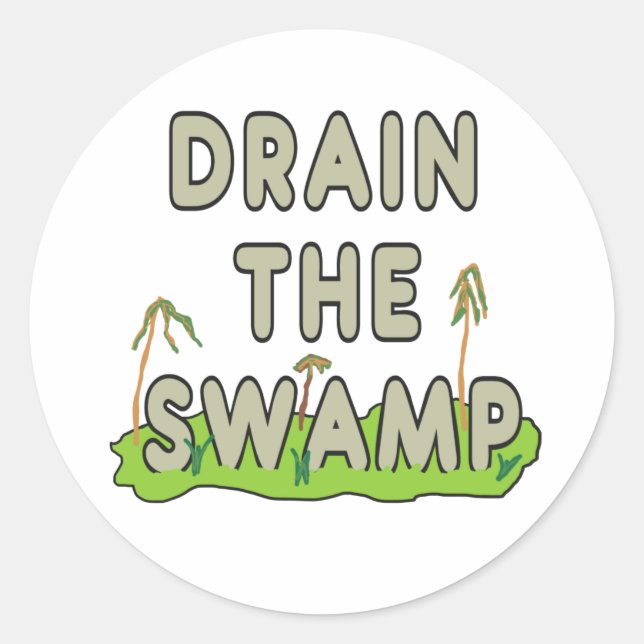 Adesivo Drain The Swamp (Frente)