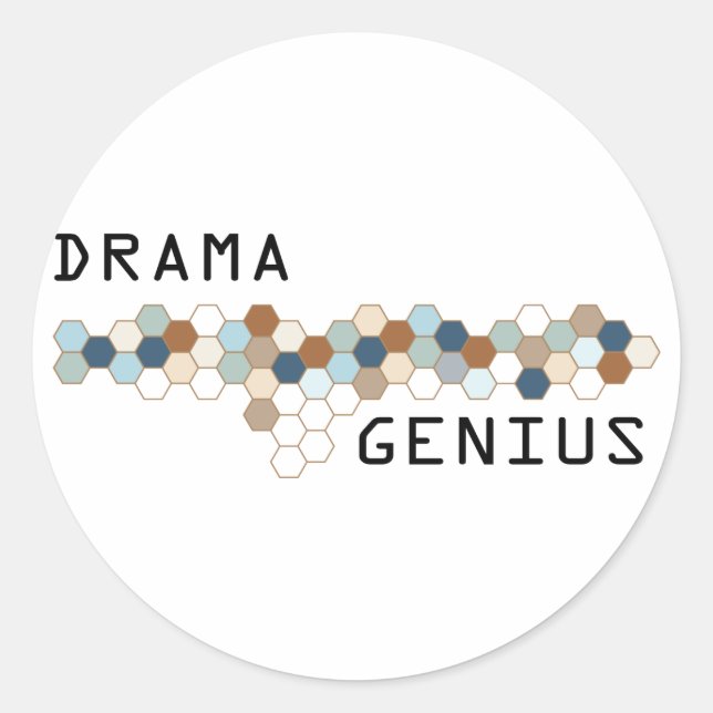Adesivo Drama Genius (Frente)