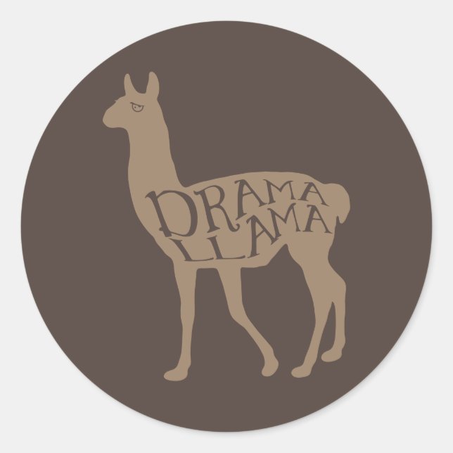 Adesivo Drama Llama (Frente)