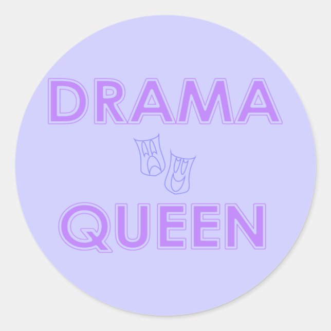 Adesivo Drama Queen Stickers (Frente)