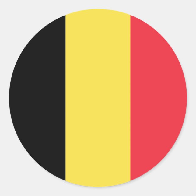 Adesivo Drapeau Belgique Tricolore (Frente)