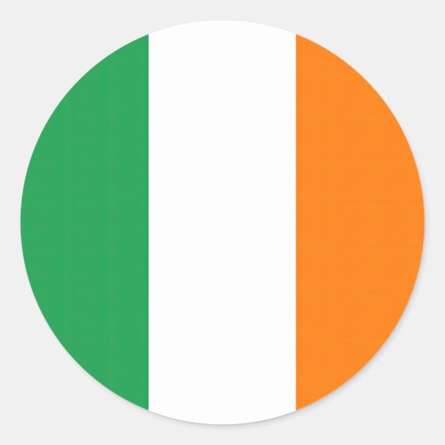 Adesivo Drapeau Irlande Tricolore (Frente)