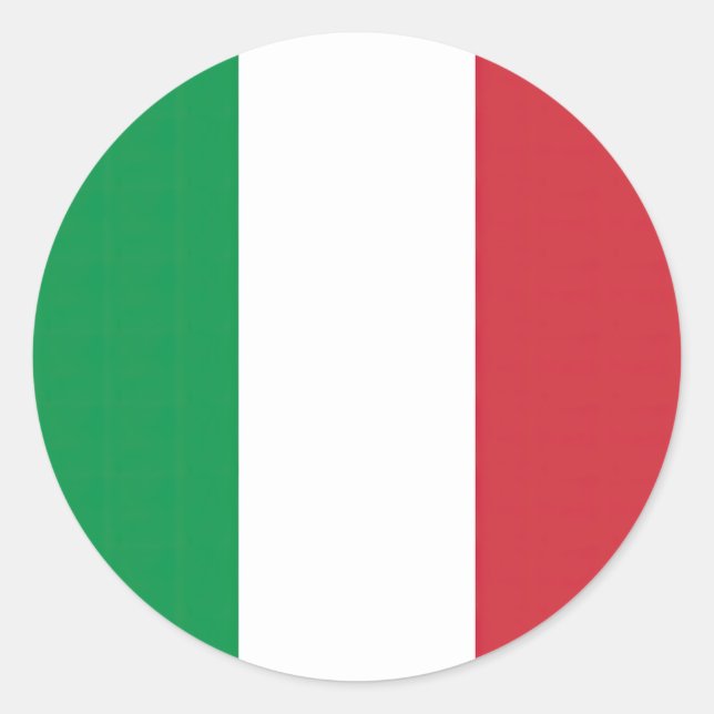 Adesivo Drapeau Italie Tricolore (Frente)