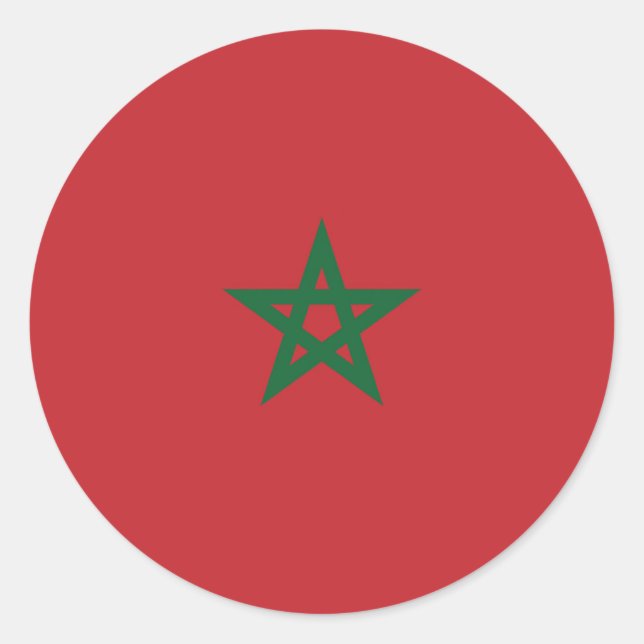 Adesivo Drapeau Maroc (Frente)
