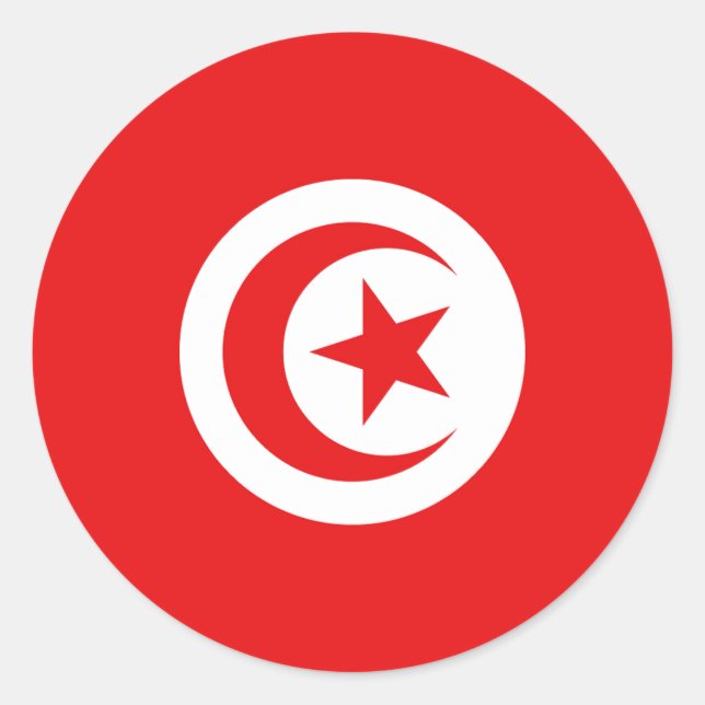 Adesivo Drapeau Tunisie (Frente)