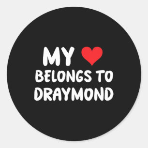 Adesivo Draymond - Meu Coração Pertence a Draymond - Amor