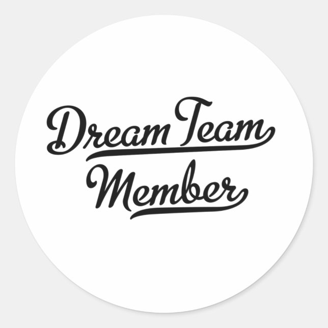 Adesivo Dream Team Member (Frente)
