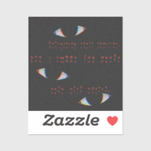 Adesivo Dreamcore Vinyl Sticker - Olhos