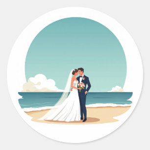 Adesivo Dreamy Beach Wedker Sticker
