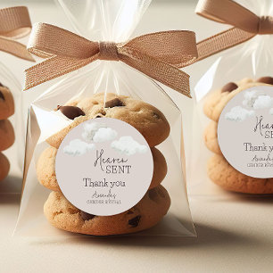 Adesivo Dreamy Beige Neutral Heaven Enviou Revelação de Gê