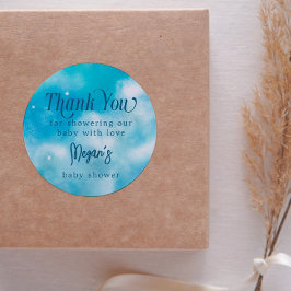 Adesivo Dreamy Blue Heaven Enviado Chá de fraldas