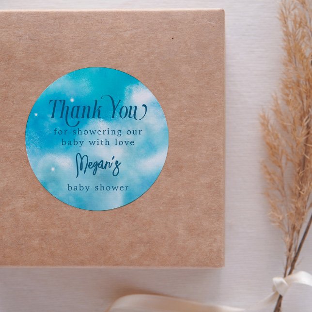 Adesivo Dreamy Blue Heaven Enviado Chá de fraldas (Criador carregado)