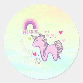 Adesivo Dreamy Pastel Rainbow Unicorn