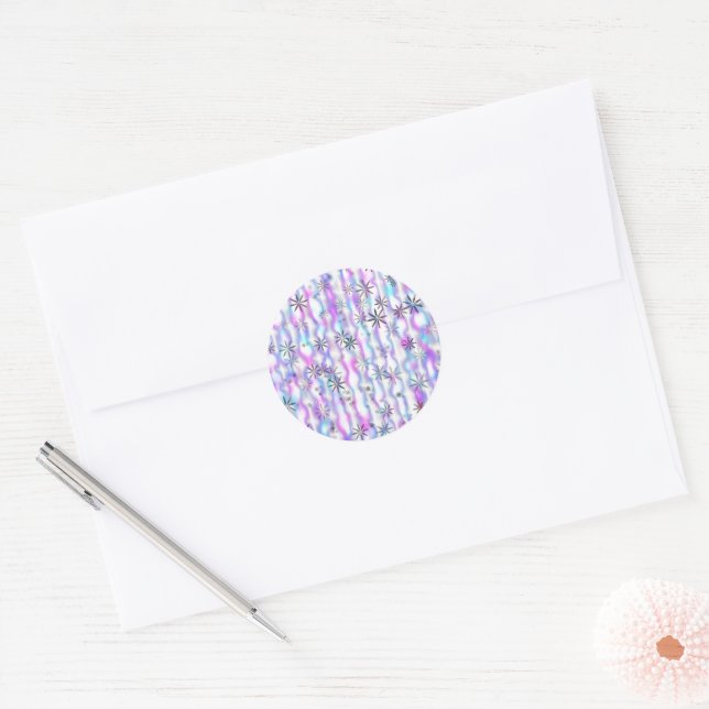 Adesivo Dreamy Starburst Waves Pattern (Envelope)