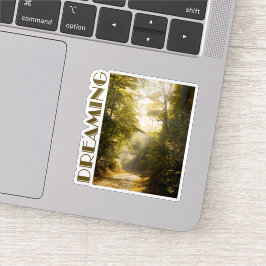 Adesivo Dreamy sunlit park, nature aesthtetic photo