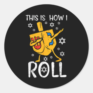 Adesivo Dreidel Dabbing Feio Hanukkah Engraçado Chanukah H