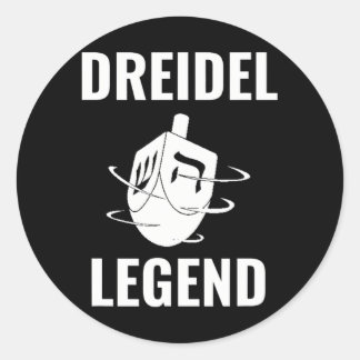 Adesivo Dreidel Legend judeu feliz Hanukkah Menorah