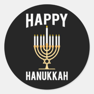 Adesivo Dreidel Menorah Funny Chanukah Happy Hanukkah