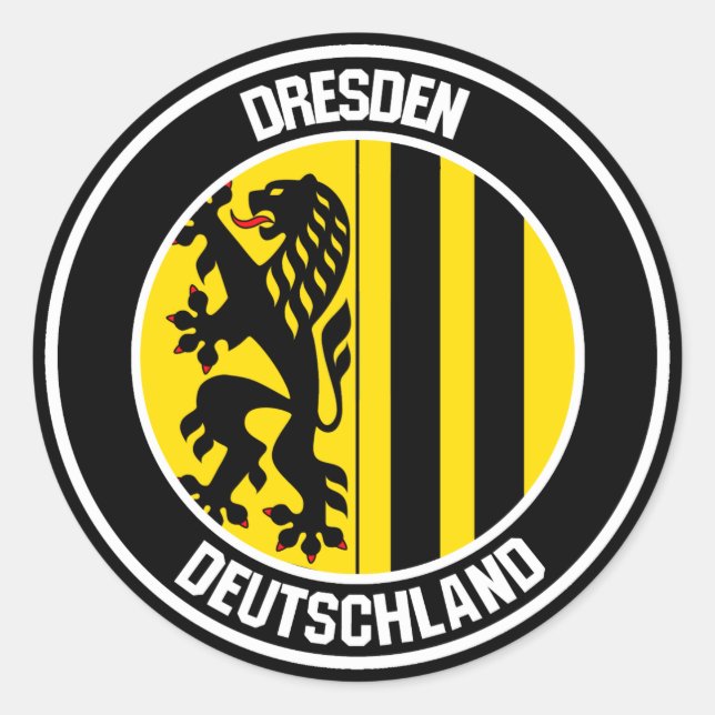 Adesivo Dresden Round Emblem (Frente)
