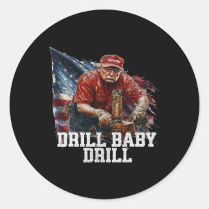 Adesivo Drill Ba1 Trump Engraçado Memória