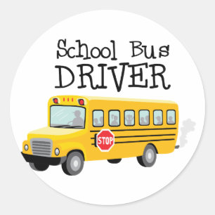 Adesivo Driver de ônibus escolar