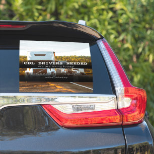 Adesivo Drivers CDL necessários para a empresa de transpor