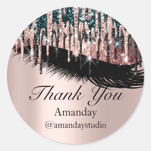 Adesivo Drives de Cinza de Maqueamento de Extensão de Eyel (Frente)