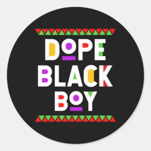 Adesivo Droga Black Boy African American Black History Mon
