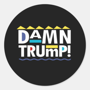 Adesivo Droga Trump
