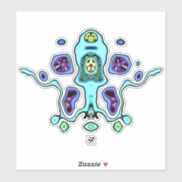 Adesivo Drone de alienígena biomecânico/lula de alienígena