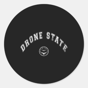 Adesivo Drone Engraçado Estado Voando Drone Secreto Nova J