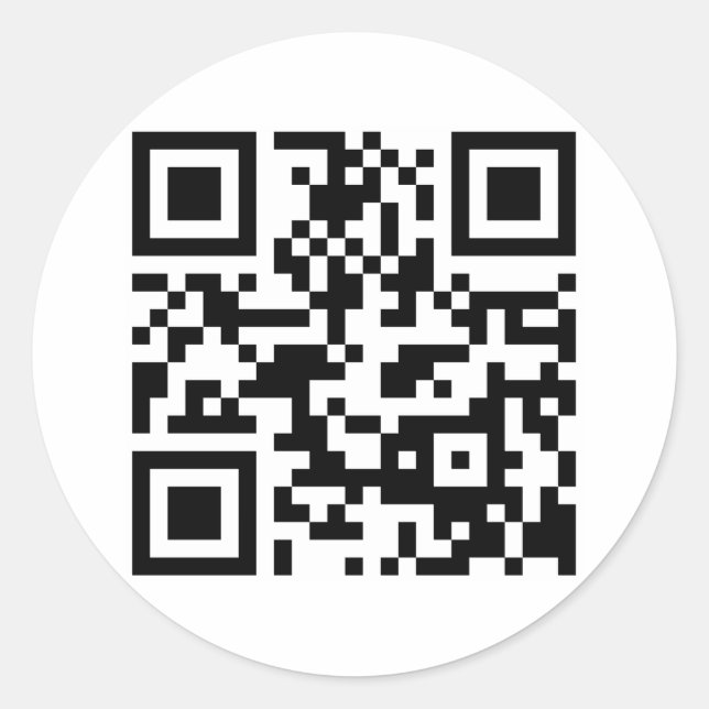 Adesivo Drudge Report QR Code para Web Site (Frente)