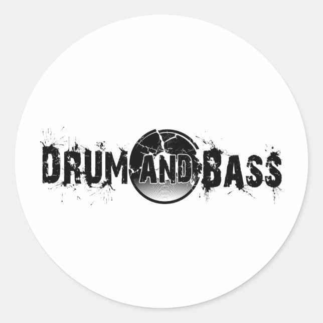 Adesivo Drum e Bass Quebrados (Frente)