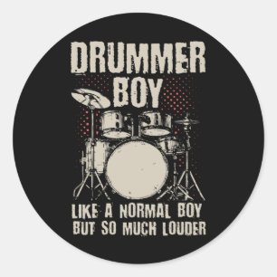 Adesivo Drummer Boy Presente do tambor
