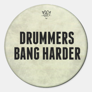 Adesivo Drummers Bang Harder Funny Drummer Stickers