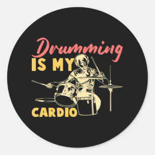 Adesivo Drumming É O Meu Cardio I Drummer Drum Festival
